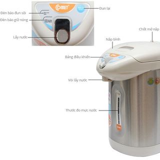 BÌNH THỦY ĐIỆN COMET CM3216 DUNG TÍCH 3.5 LÍT CÔNG SUẤT 750W