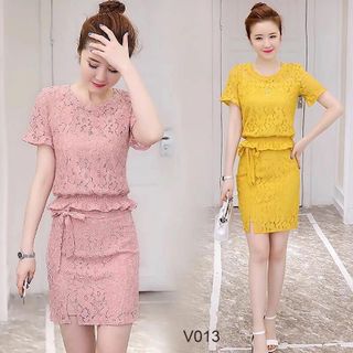 sét ren hồng/vàng