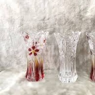 Lọ hoa thủy tinh 20cm dáng loe