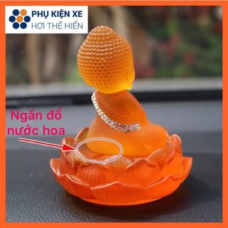 Tượng Phật Đính Đá Để Taplo Ô TÔ