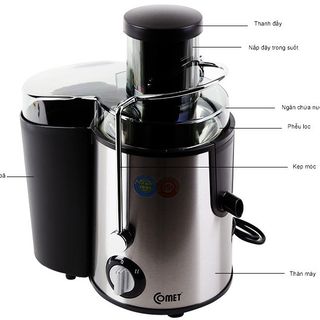 MÁY ÉP TRÁI CÂY COMET CM9826 DUNG TÍCH 1.5 LÍT CÔNG SUẤT 400W