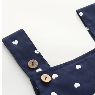 Váy xanh cotton chấm bi cho bé gái (có kèm ảnh thật)