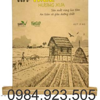 Bao bì giấy kraft đựng gạo
