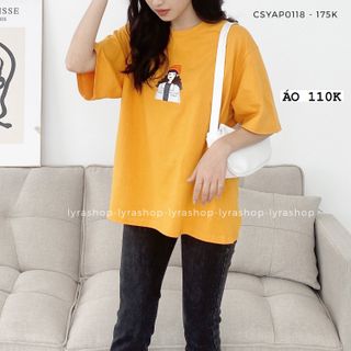 Áo phông cô gái đội mũ AP0118 giá sỉ