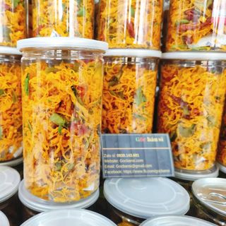 Khô gà lá chanh hộp 500g