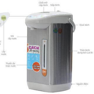 BÌNH THỦY ĐIỆN COMET CM-3217 3.4 LÍT