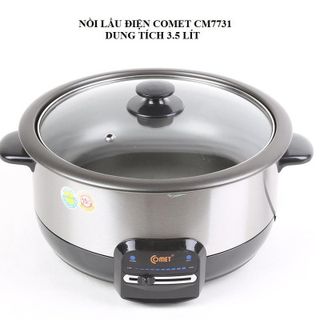 NỒI LẨU ĐIỆN ĐA NĂNG COMET CM7731 - DUNG TÍCH 3.5 LÍT