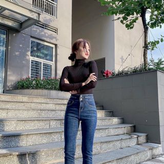 QUẦN JEANS LƯNG CAO LOẠI TỐT