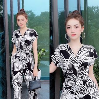 jum thời trang hoạ tiết