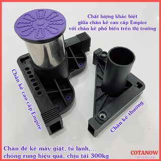 Chân Đế Máy Giặt - Chân Kê Máy Giặt Tủ Lạnh Chống Rung Lắc Empire Cao Cấp Inox 304
