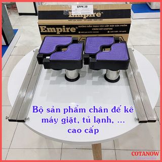Chân Đế Máy Giặt - Chân Kê Máy Giặt Tủ Lạnh Chống Rung Lắc Empire Cao Cấp Inox 304