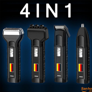 Máy Cạo Râu Hai Lưỡi Đa Năng 4 Trong1 Fnite-6188 Kiêm Tông Đơ Cắt Tóc