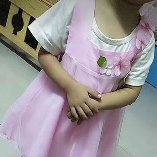 Váy công chúa lưới nhiều lớp, hoa vai không tay cho bé (có kèm ảnh feedback thật của khách)
