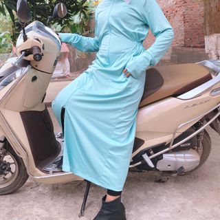 Áo nắng nữ dáng dài toàn thân