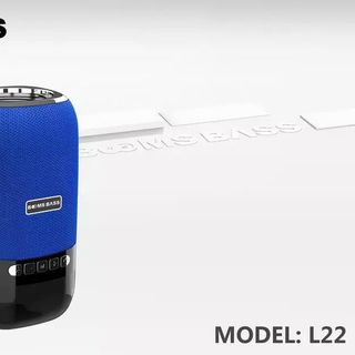 Loa Bluetooth Boombass L22, tích hợp đèn led 7 màu có sạc pin 1200mAH [ BH 6 THÁNG ] giá sỉ