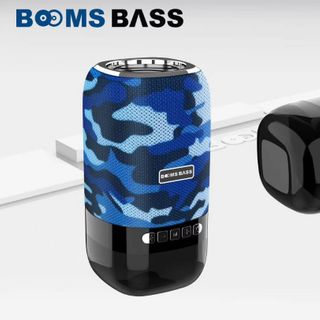 Loa Bluetooth Boombass L22, tích hợp đèn led 7 màu có sạc pin 1200mAH [ BH 6 THÁNG ]