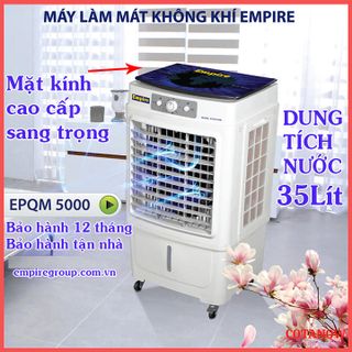 Quạt Điều Hòa Hơi Nước - Máy Làm Mát Không Khí Empire 5000 35lít 130W 220V/50Hz