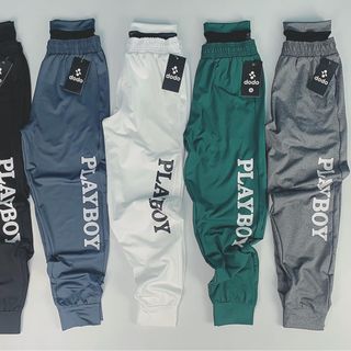 Quần Jogger Thể Thao Nữ Playboy Phối Lưới Eo Cực Trend, Thun Polly Co Giãn 4 Chiều Mịn, Đẹp