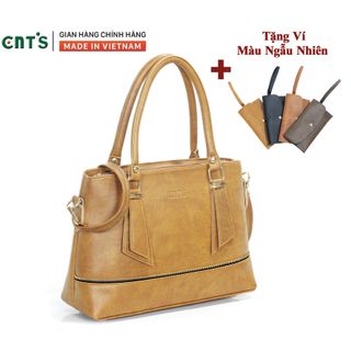 Túi xách nữ công sở thời trang CNT TX41 cao cấp (Kèm ví) BÒ LỢT giá sỉ