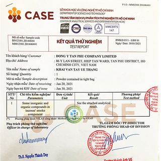 BỘT XÔNG NHÀ KHAI VẬN TẨY UẾ THANG