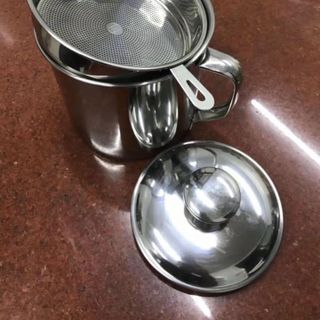 Bình Lọc Dầu Ăn INOX 304. Lọc dầu ăn xả bỏ cặn