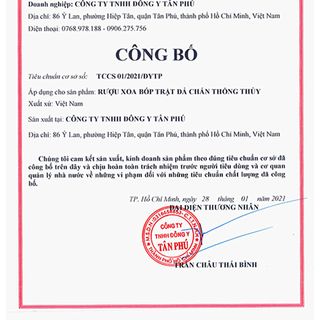 DẦU XOA BÓP TRẬT ĐẢ CHẤN THỐNG THỦY 150ml