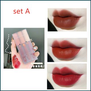Set 3 cây son Kem Lì Herorange Màu Siêu Đẹp - Herorange Fluffy Lip Glaze