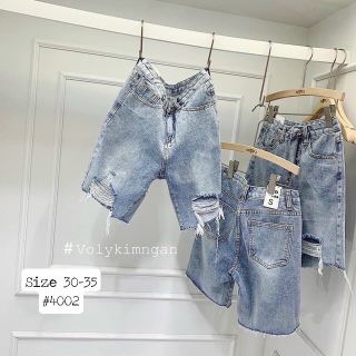 Quần short ngố jean nữ. -MS4002 giá sỉ