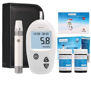 Máy Đo Đường Huyết Safe - Accu Kèm 50 que+50 kim