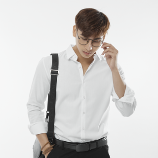 ÁO SƠ MI TRẮNG TRƠN TAY DÀI GIÁ 30K CỰC ĐẸP, 3 SIZE M, L, XL