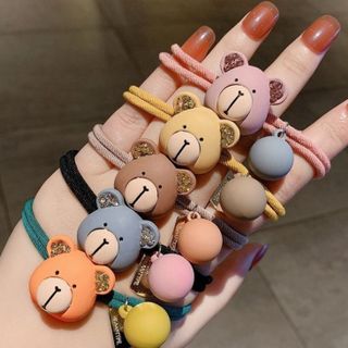 5 Thun Cột Tóc Hình Gấu