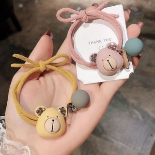 5 Thun Cột Tóc Hình Gấu