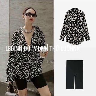 Quần legging ngố hot ko tưởng luôn ạ