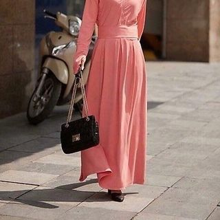 Bộ Áo Khoác Và Váy Chống Bằng Thun Thoáng Mát