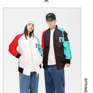 Áo khoác dù bomber chữ M