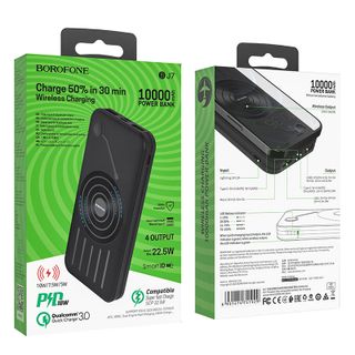 Pin Sạc Dự Phòng Không Dây BOROFONE BJ7 Dung Lượng 10000mAh