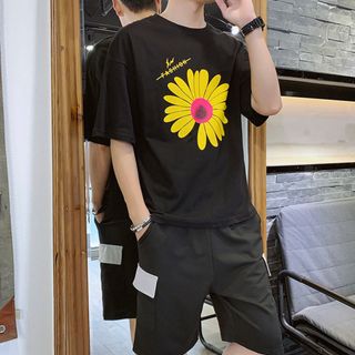 Bộ Thể Thao in Hoa Cúc 4 màu