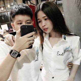 Áo sơ mi thêu dài tay ( 3size M,L,XL )