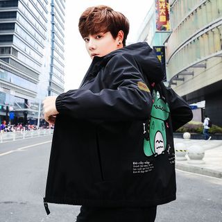 Áo khoác dù in hình cá sấu AK0062