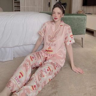 ĐỒ BỘ MẶC NHÀ GẤU HỒNG