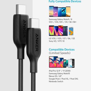 Cáp ANKER PowerLine III USB-C to USB-C dài 1.8m - A8853