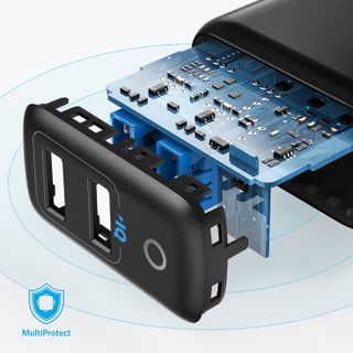 Sạc Anker 2 Cổng PowerPort II, 24w - A2027