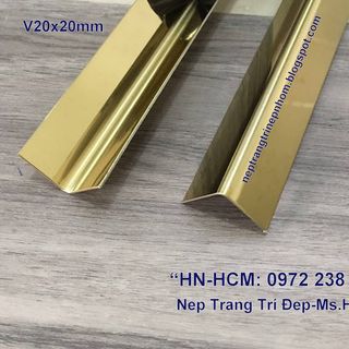Nẹp góc v, nẹp v inox 304, nẹp góc ngoài, nẹp ốp góc inox
