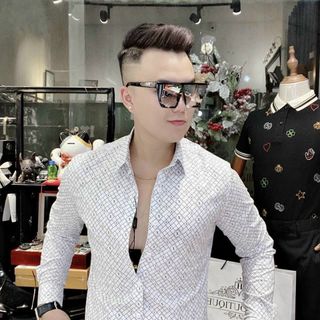 :boom:Áo sơ mi dài tay hoạ tiết (.4 size M,L,XL,XXL )