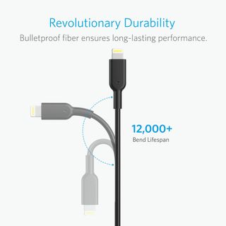 Cáp Lightning Anker Powerline II - Dài 0.9m - A8432