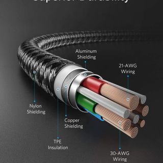Cáp Anker PowerLine+ II Lightning to USB-C, dài 0.9m - A8652
