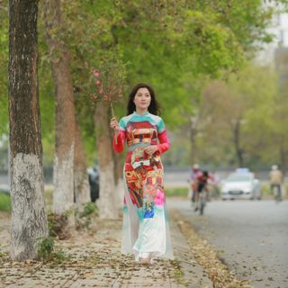 ÁO DÀI HỌA TIẾT
