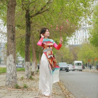 ÁO DÀI HỌA TIẾT