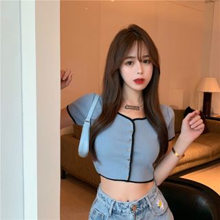 ÁO LEN CROPTOP
