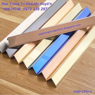Nẹp góc v, nẹp v inox 304, nẹp góc ngoài, nẹp ốp góc inox